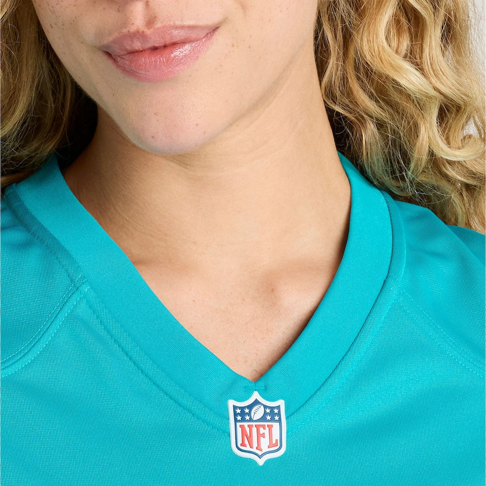 Darren Waller Miami Dolphins Women's Team Game Jersey - Aqua
