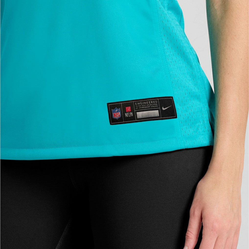 Darren Waller Miami Dolphins Women's Team Game Jersey - Aqua