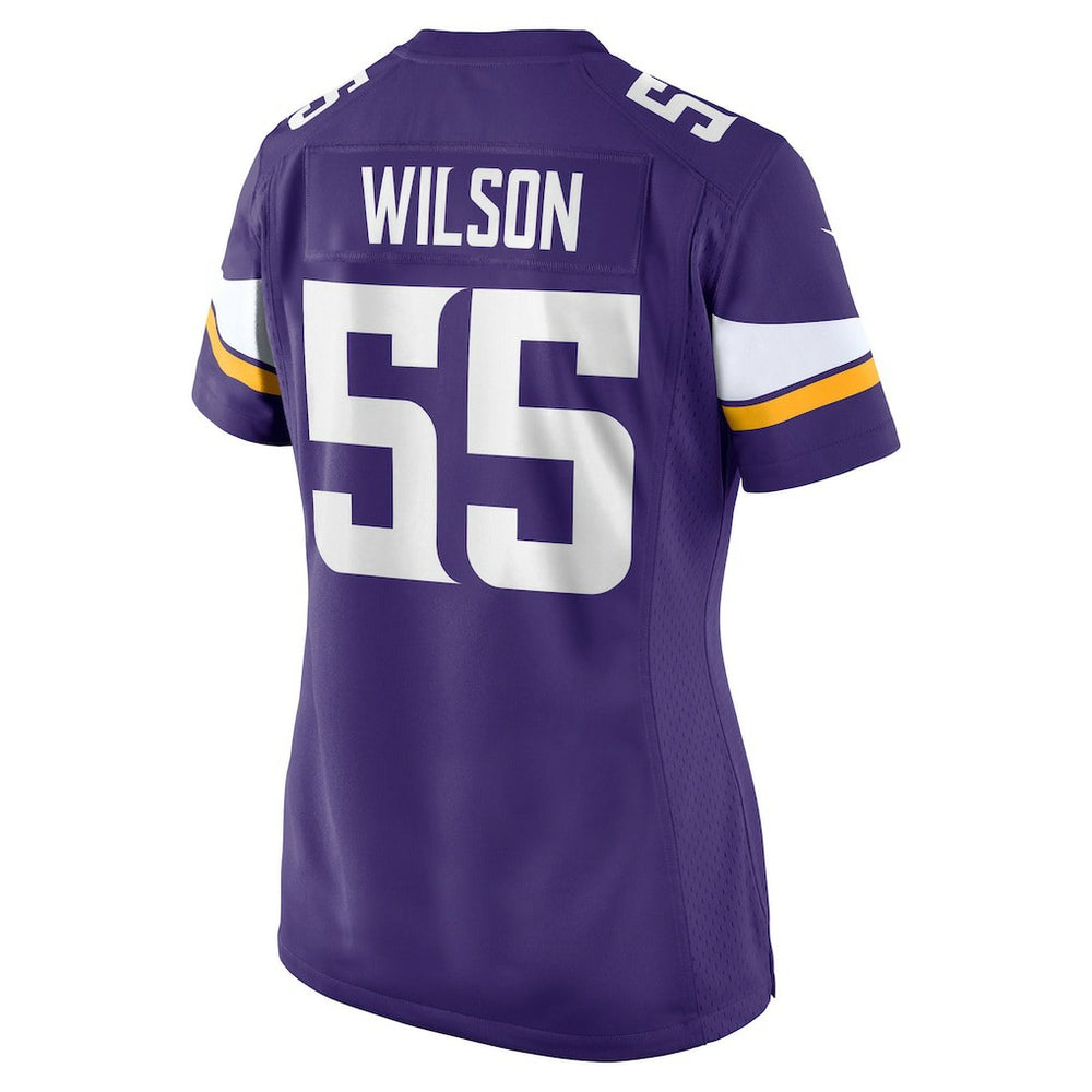 Eric Wilson Minnesota Vikings Women's Team Game Jersey - Purple
