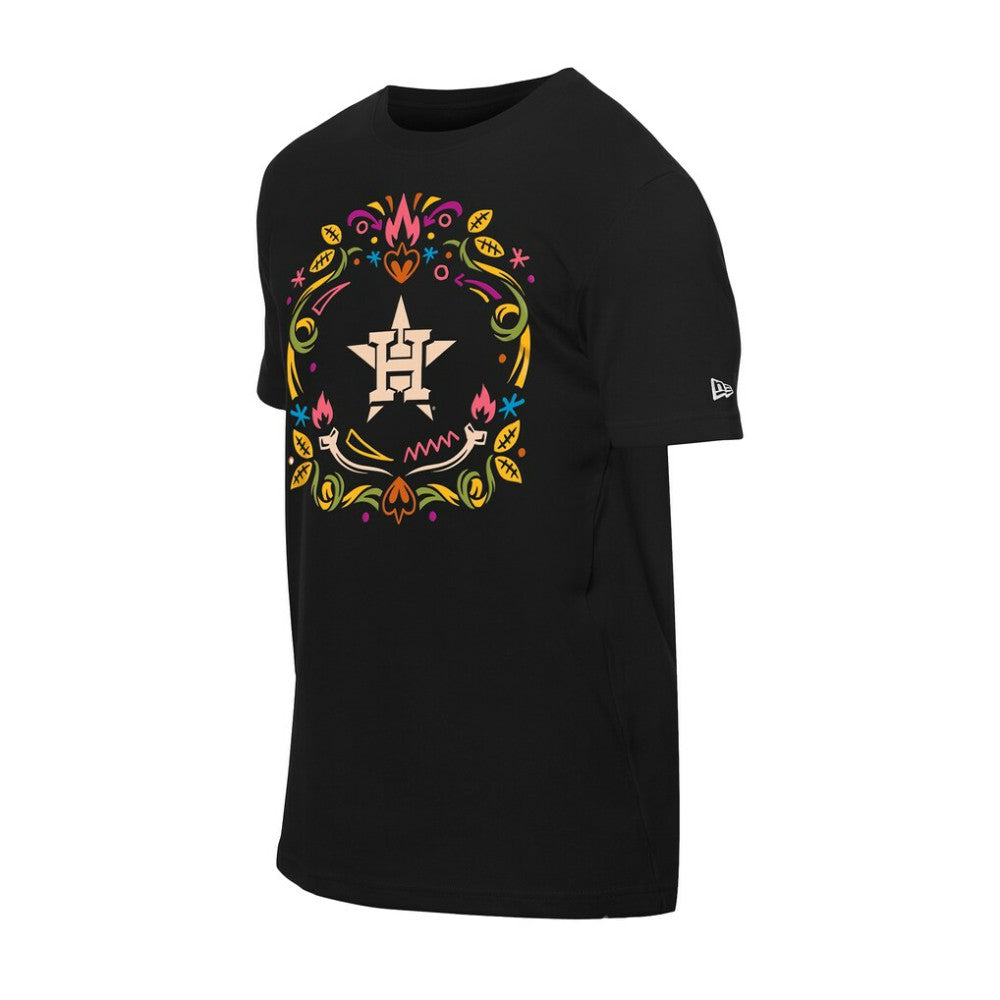 Houston Astros Día de los Muertos T-Shirt Black | New Era