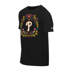 Philadelphia Phillies Día de los Muertos T-Shirt Black | New Era