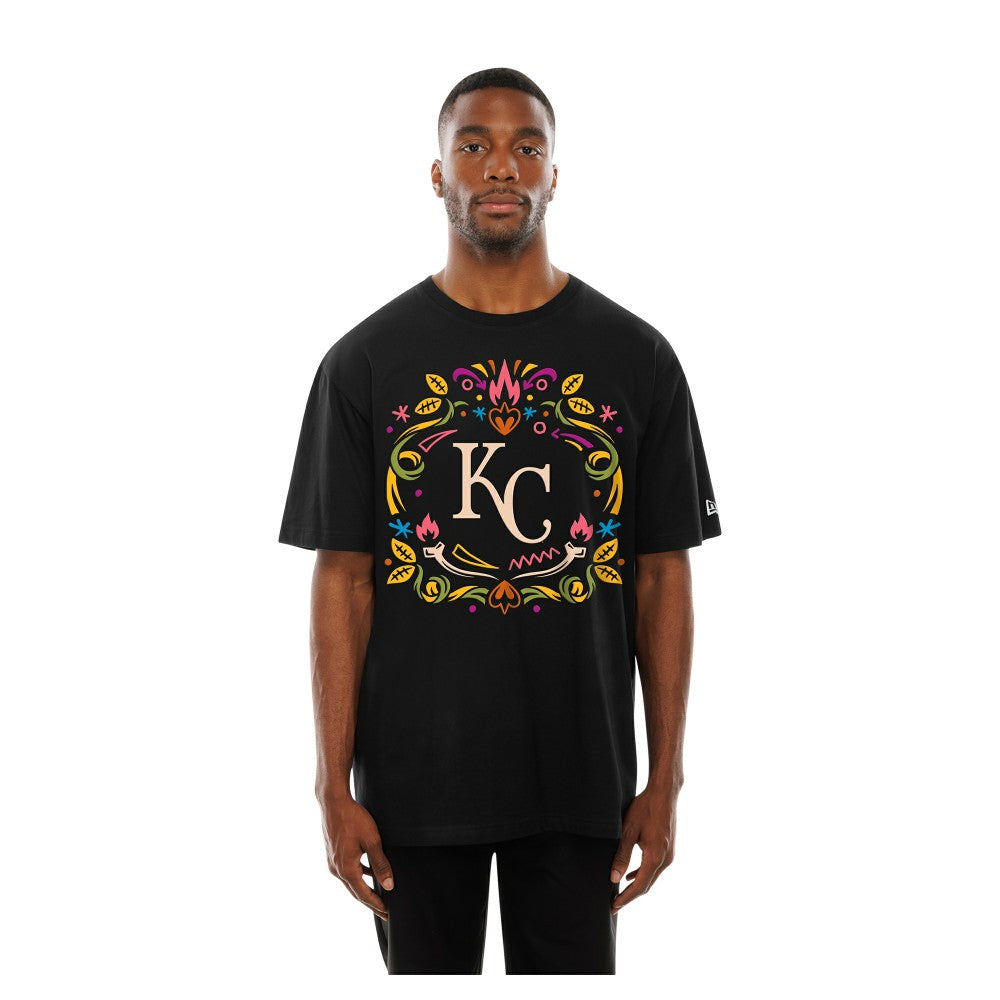 Kansas City Royals Día de los Muertos T-Shirt Black | New Era