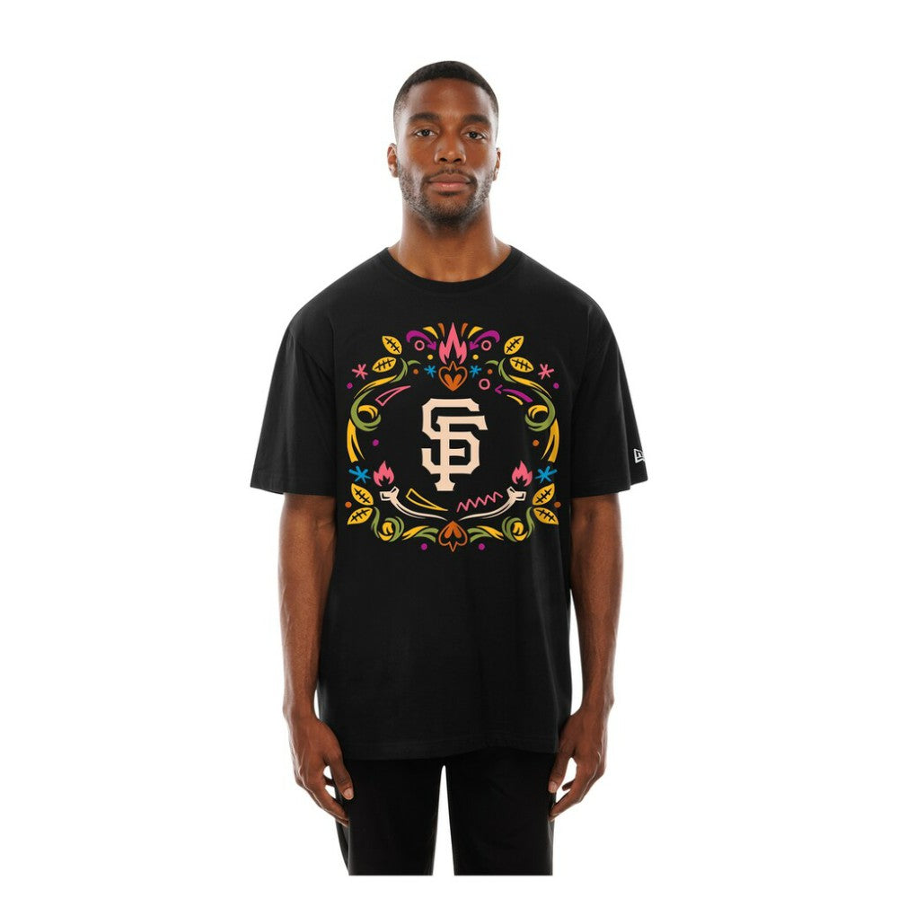San Francisco Giants Día de los Muertos T-Shirt Black | New Era