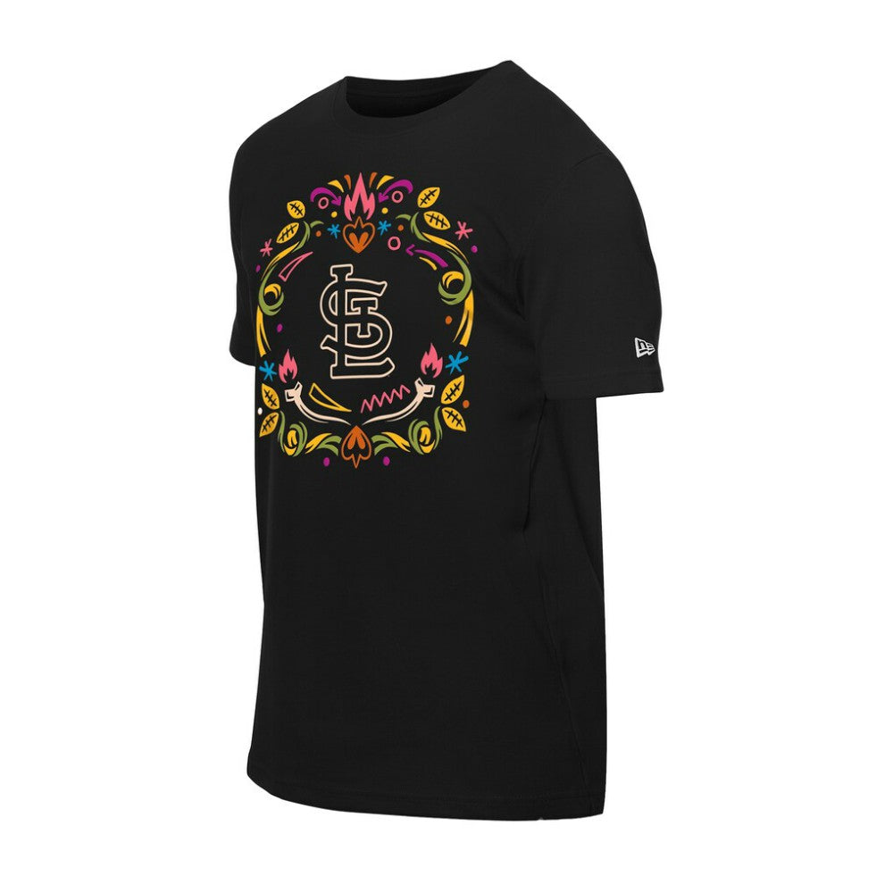 St. Louis Cardinals Día de los Muertos T-Shirt Black | New Era