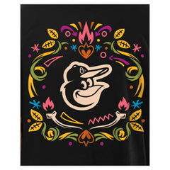 Baltimore Orioles Día de los Muertos T-Shirt Black | New Era