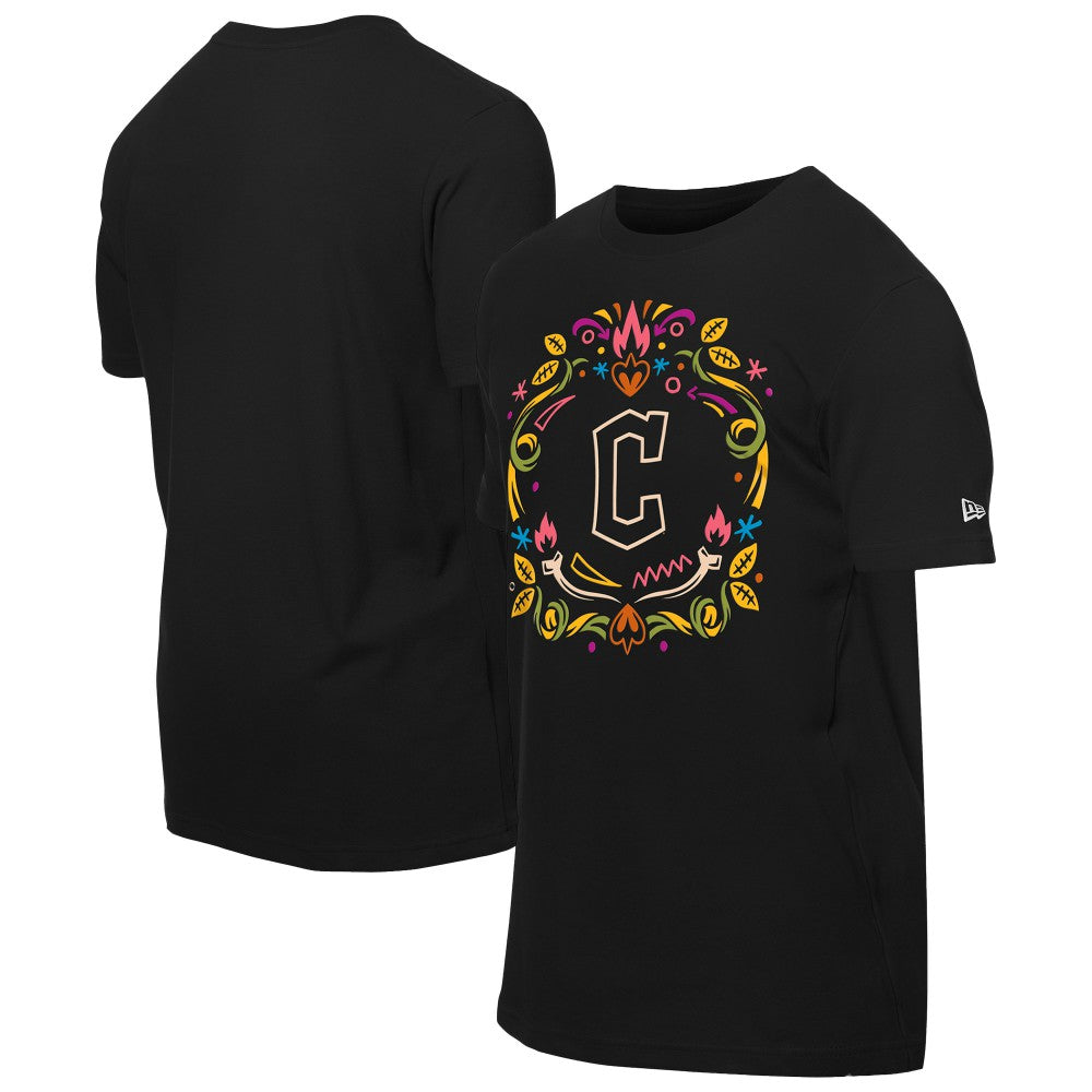 Cleveland Guardians Día de los Muertos T-Shirt Black | New Era