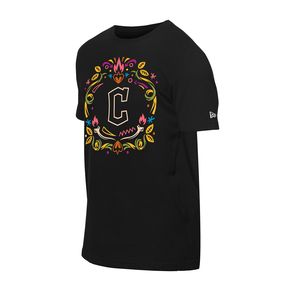 Cleveland Guardians Día de los Muertos T-Shirt Black | New Era