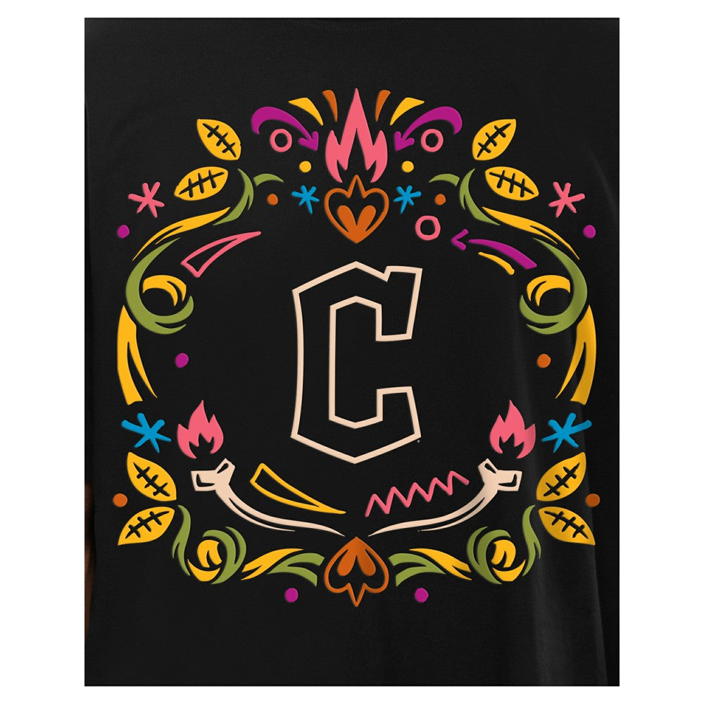 Cleveland Guardians Día de los Muertos T-Shirt Black | New Era