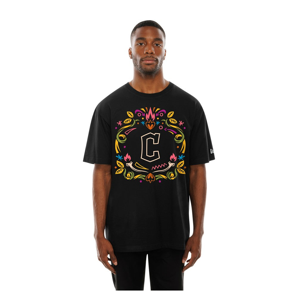 Cleveland Guardians Día de los Muertos T-Shirt Black | New Era