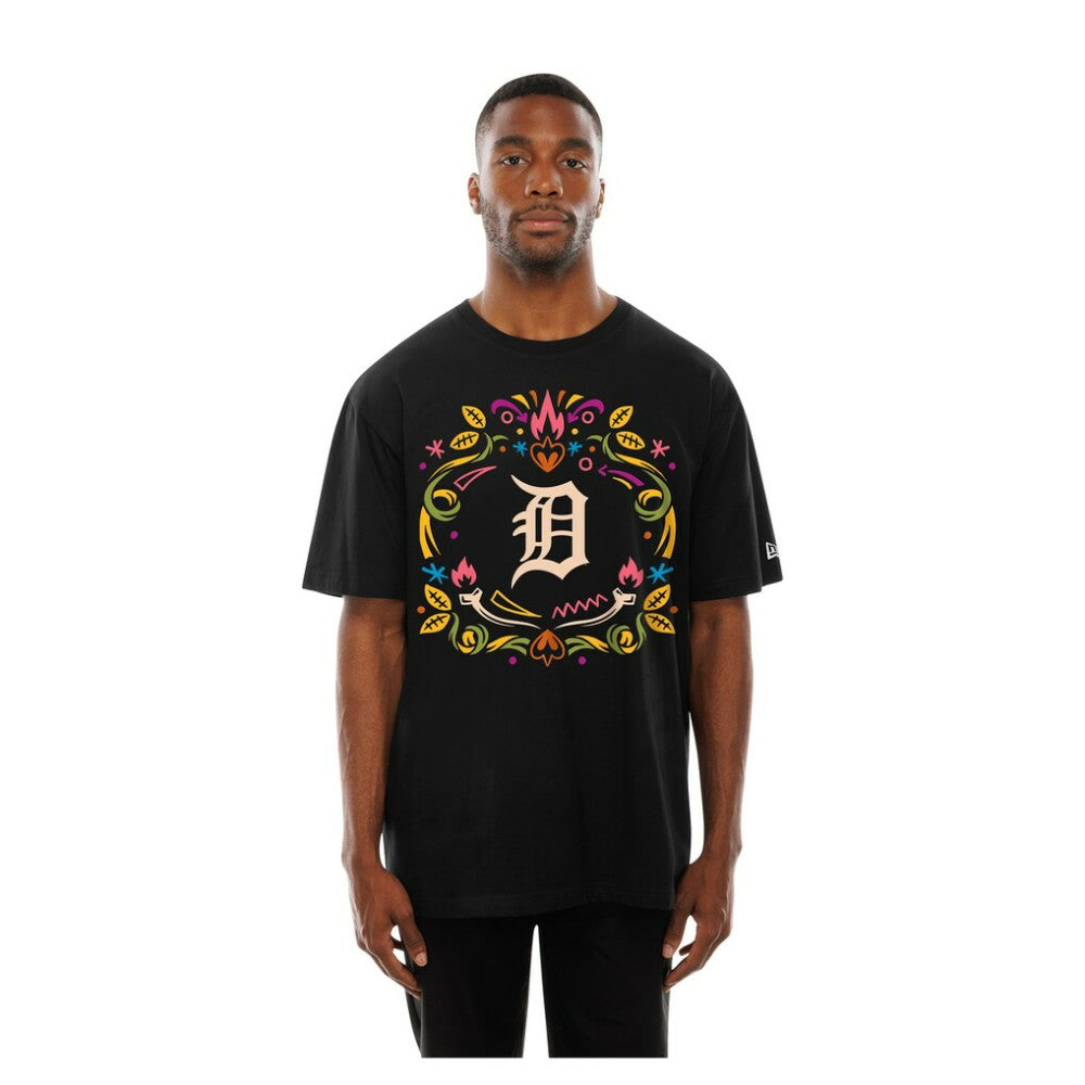 Detroit Tigers Día de los Muertos T-Shirt Black | New Era