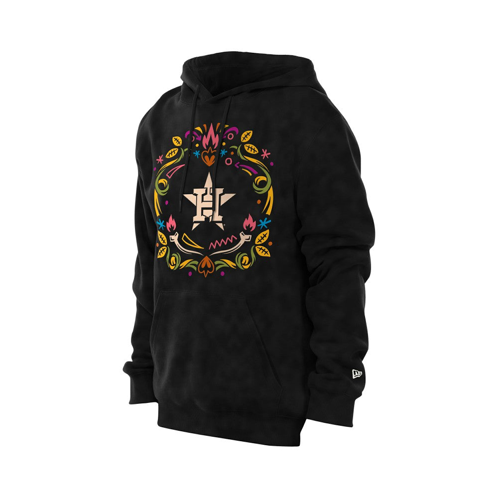 Houston Astros Día de los Muertos Brushed Fleece Hoodie Black | New Era
