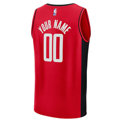 Houston Rockets Fast Break Custom Jersey - Icon Edition - Red