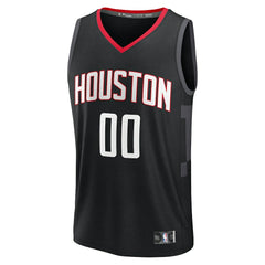 Houston Rockets Youth Fast Break Custom Jersey - Statement Edition - Black