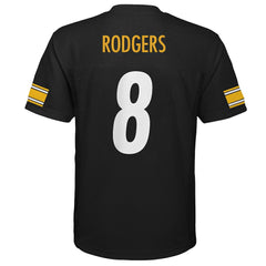 Aaron Rodgers Pittsburgh Steelers Outerstuff Youth Replica Player Jersey - Black discount