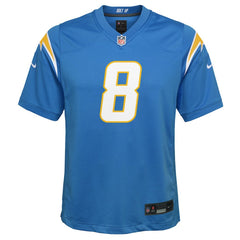 Omarion Hampton Los Angeles Chargers Youth Team Game Jersey - Powder Blue
