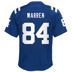 Tyler Warren Indianapolis Colts Youth Team Game Jersey - Royal
