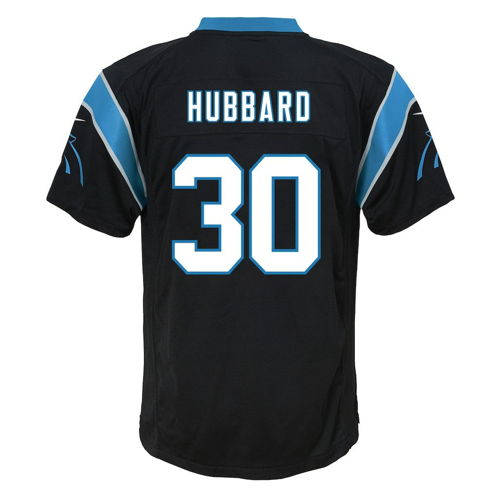 Chuba Hubbard Carolina Panthers Youth Team Game Jersey - Black