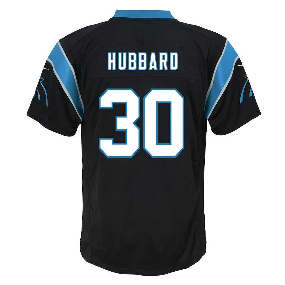 Chuba Hubbard Carolina Panthers Youth Team Game Jersey - Black