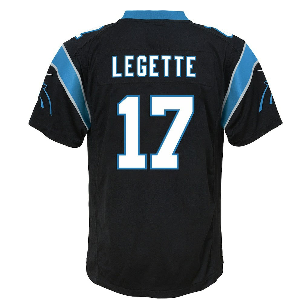 Xavier Legette Carolina Panthers Youth Team Game Jersey - Black