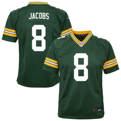 Josh Jacobs Green Bay Packers Youth Team Game Jersey - Green