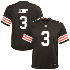 Jerry Jeudy Cleveland Browns Youth Team Game Jersey - Brown