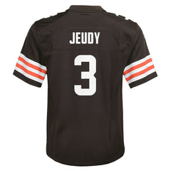 Jerry Jeudy Cleveland Browns Youth Team Game Jersey - Brown