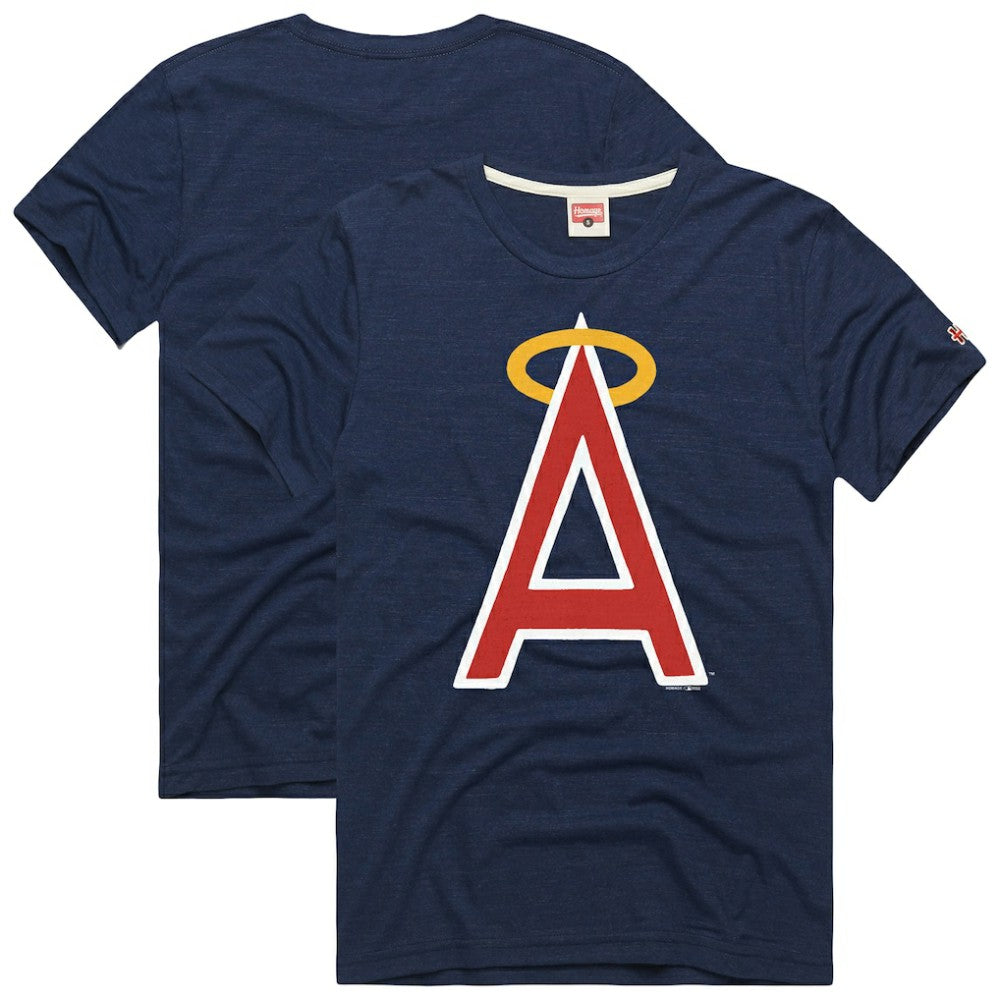 Los Angeles Angels Homage Hyper Local Refresh T-Shirt Navy