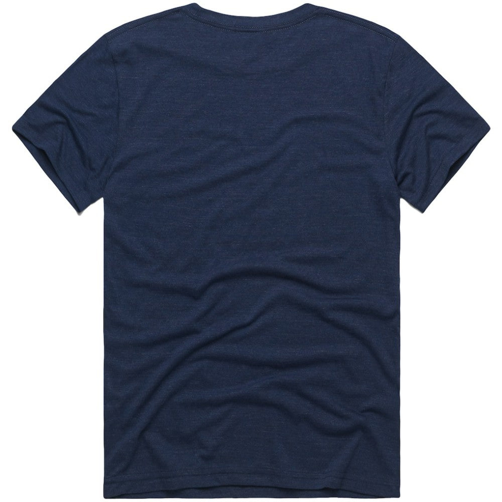 Chicago Cubs Homage Hyper Local Refresh Tri-Blend T-Shirt Navy
