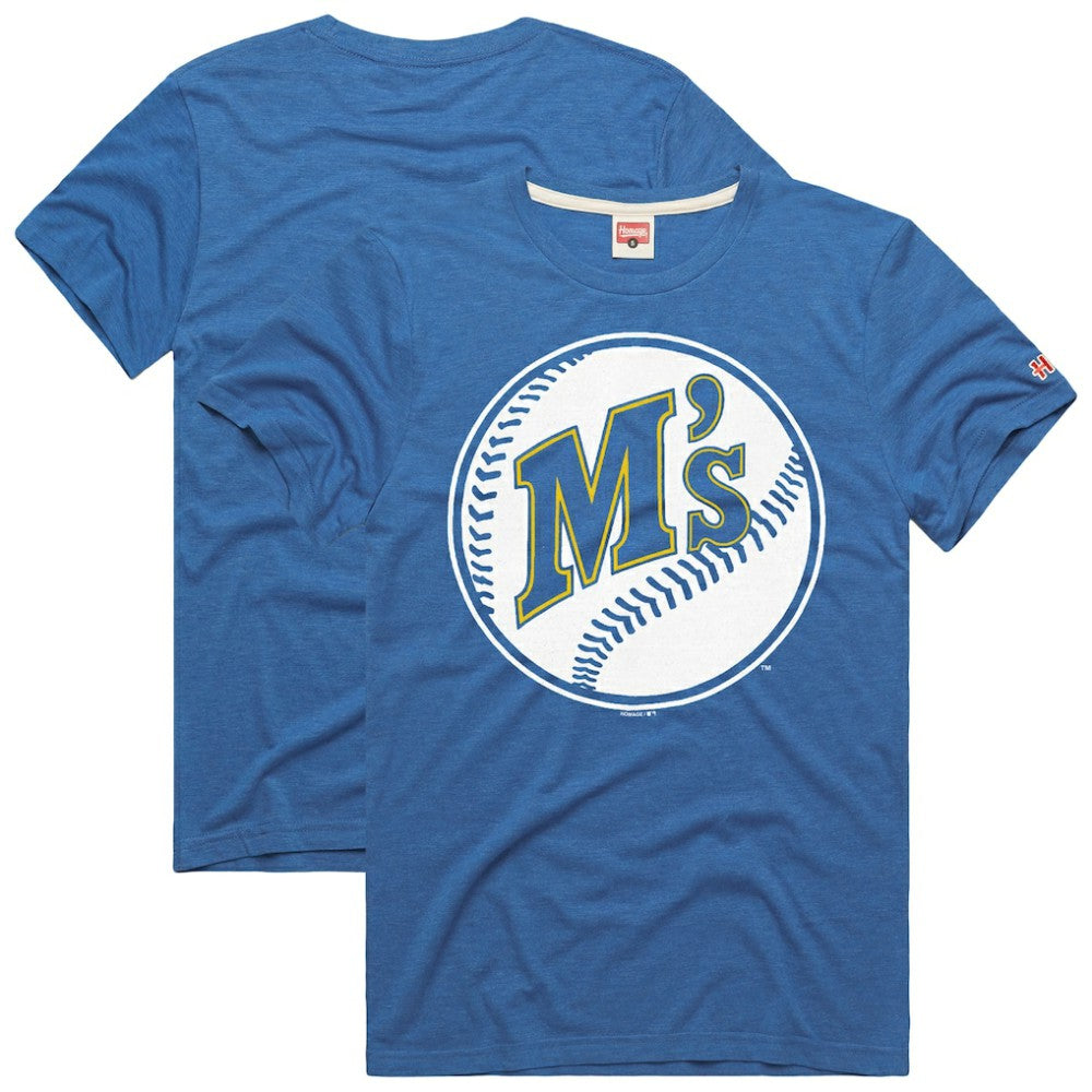 Seattle Mariners Homage Hyper Local Refresh T-Shirt Royal