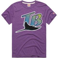 Tampa Bay Rays Homage Hyper Local Refresh T-Shirt Purple