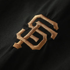 San Francisco Giants Bronze Logo with Cross Bats Established T-Shirt Black | New Era