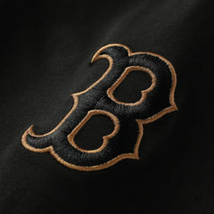 Boston Red Sox Bronze Logo with Cross Bats Established T-Shirt Black | New Era