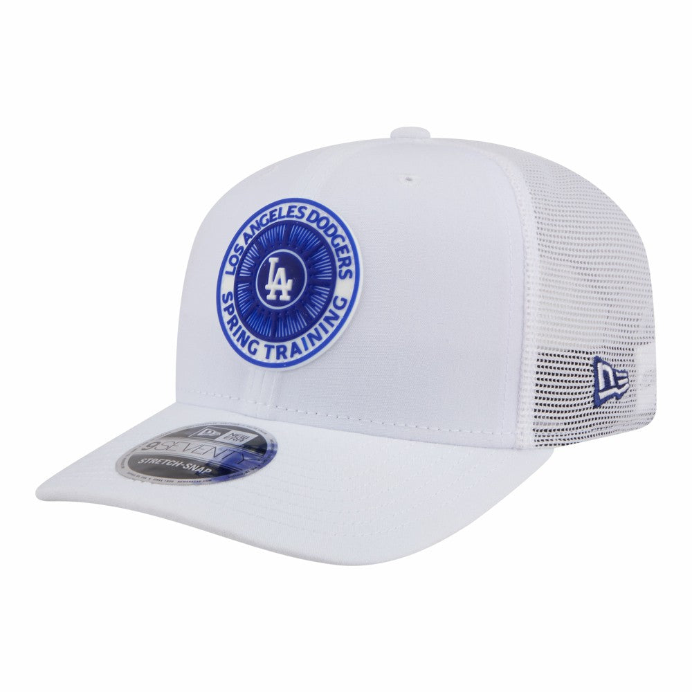 Los Angeles Dodgers 2026 Spring Training Fan Pack 9SEVENTY Adjustable Trucker Hat White | New Era