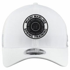 Miami Marlins 2026 Spring Training Fan Pack 9SEVENTY Adjustable Trucker Hat White | New Era