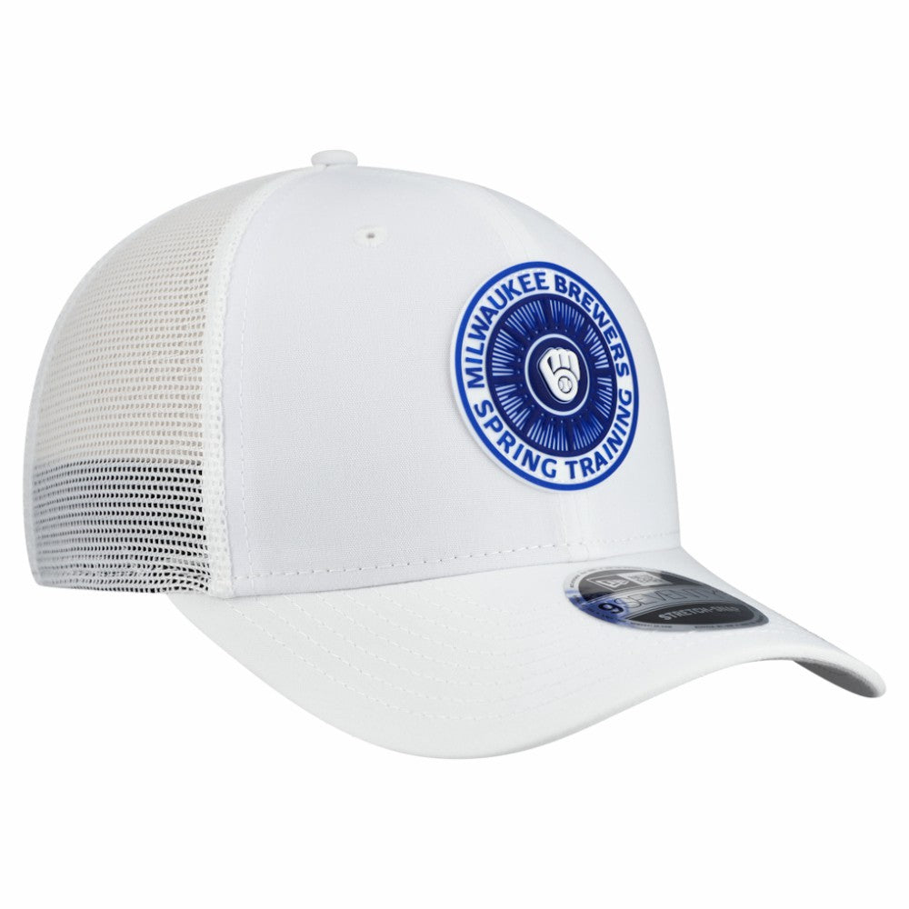 Milwaukee Brewers 2026 Spring Training Fan Pack 9SEVENTY Adjustable Trucker Hat White | New Era