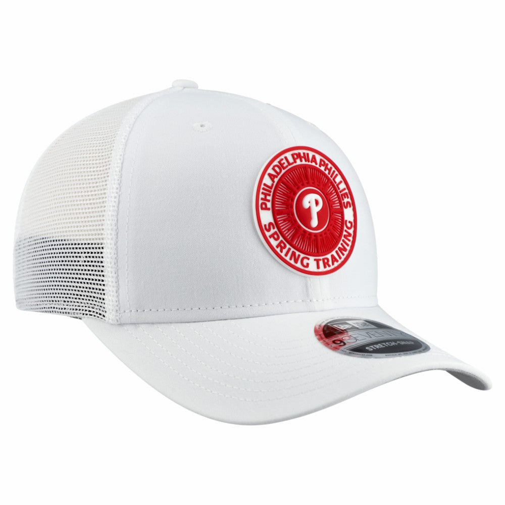 Philadelphia Phillies 2026 Spring Training Fan Pack 9SEVENTY Adjustable Trucker Hat White | New Era