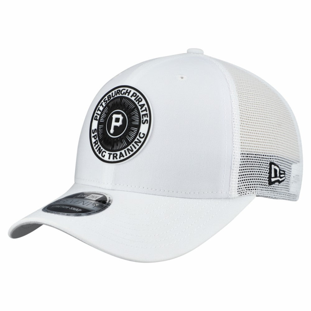Pittsburgh Pirates 2026 Spring Training Fan Pack 9SEVENTY Adjustable Trucker Hat White | New Era