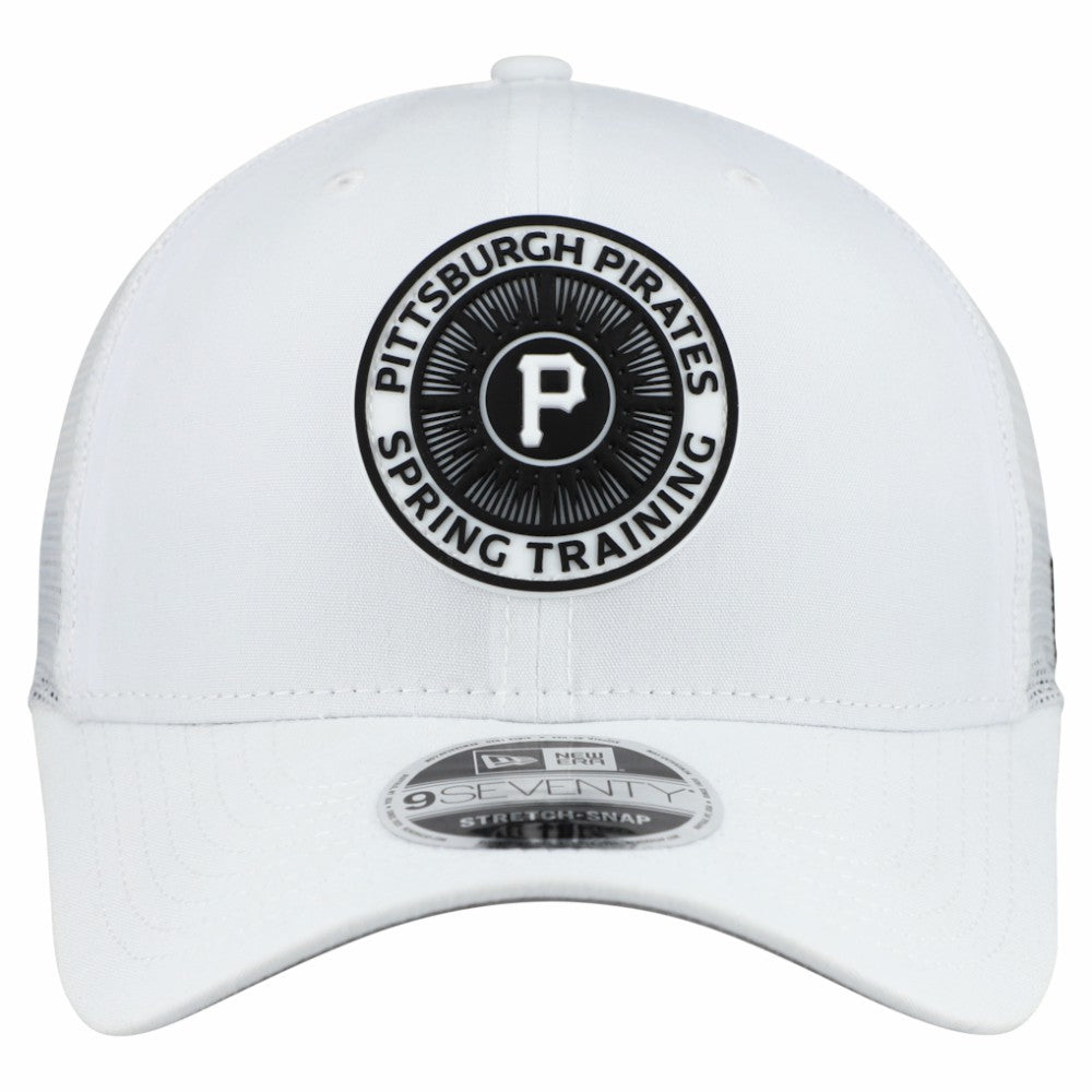 Pittsburgh Pirates 2026 Spring Training Fan Pack 9SEVENTY Adjustable Trucker Hat White | New Era