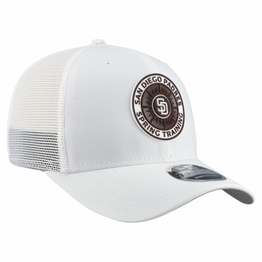 San Diego Padres 2026 Spring Training Fan Pack 9SEVENTY Adjustable Trucker Hat White | New Era