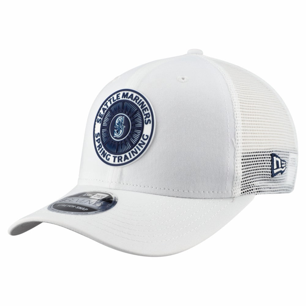 Seattle Mariners 2026 Spring Training Fan Pack 9SEVENTY Adjustable Trucker Hat White | New Era