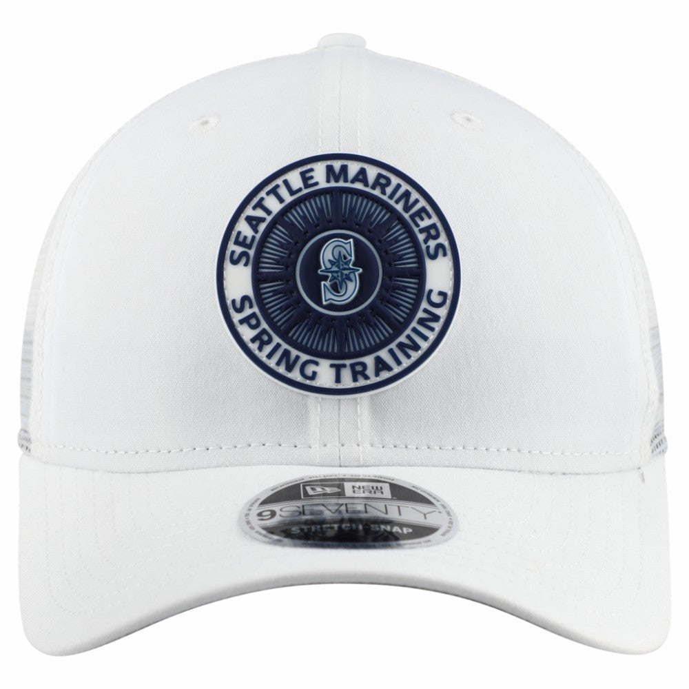 Seattle Mariners 2026 Spring Training Fan Pack 9SEVENTY Adjustable Trucker Hat White | New Era