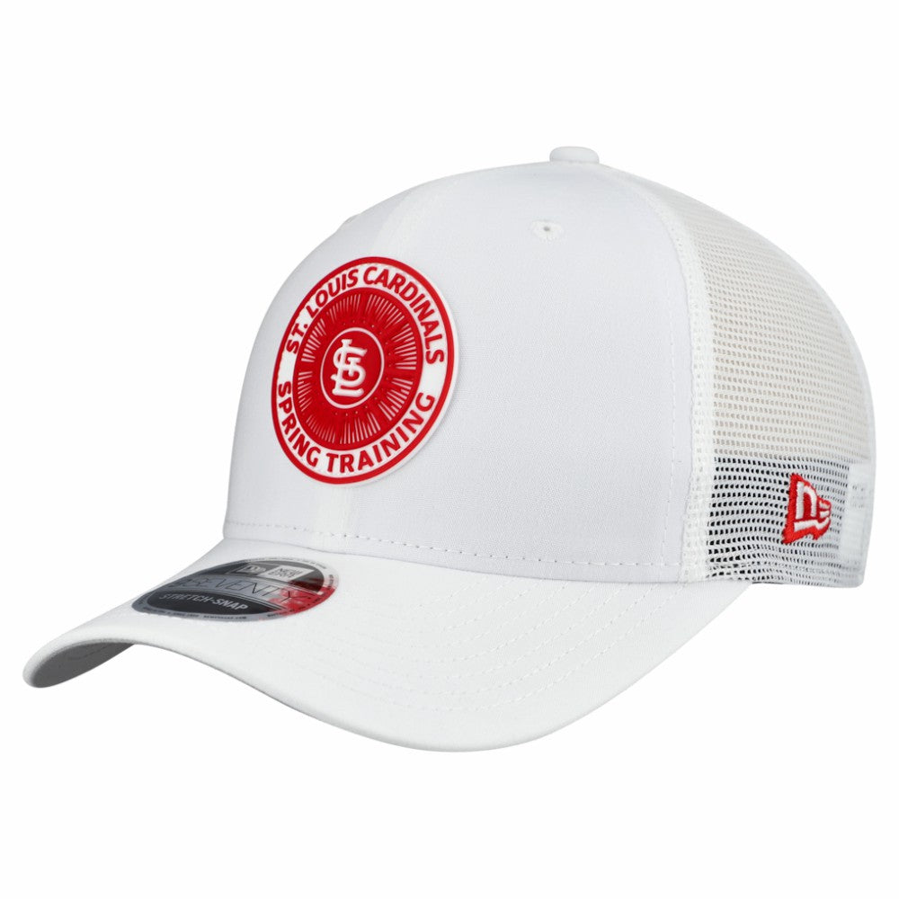 St. Louis Cardinals 2026 Spring Training Fan Pack 9SEVENTY Adjustable Trucker Hat White | New Era