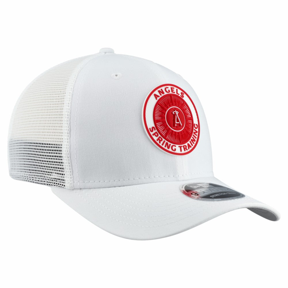 Los Angeles Angels 2026 Spring Training Fan Pack 9SEVENTY Adjustable Trucker Hat White | New Era