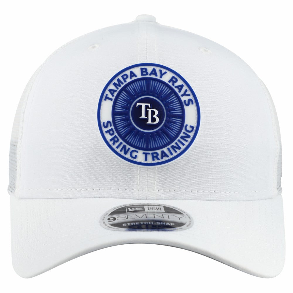 Tampa Bay Rays 2026 Spring Training Fan Pack 9SEVENTY Adjustable Trucker Hat White | New Era