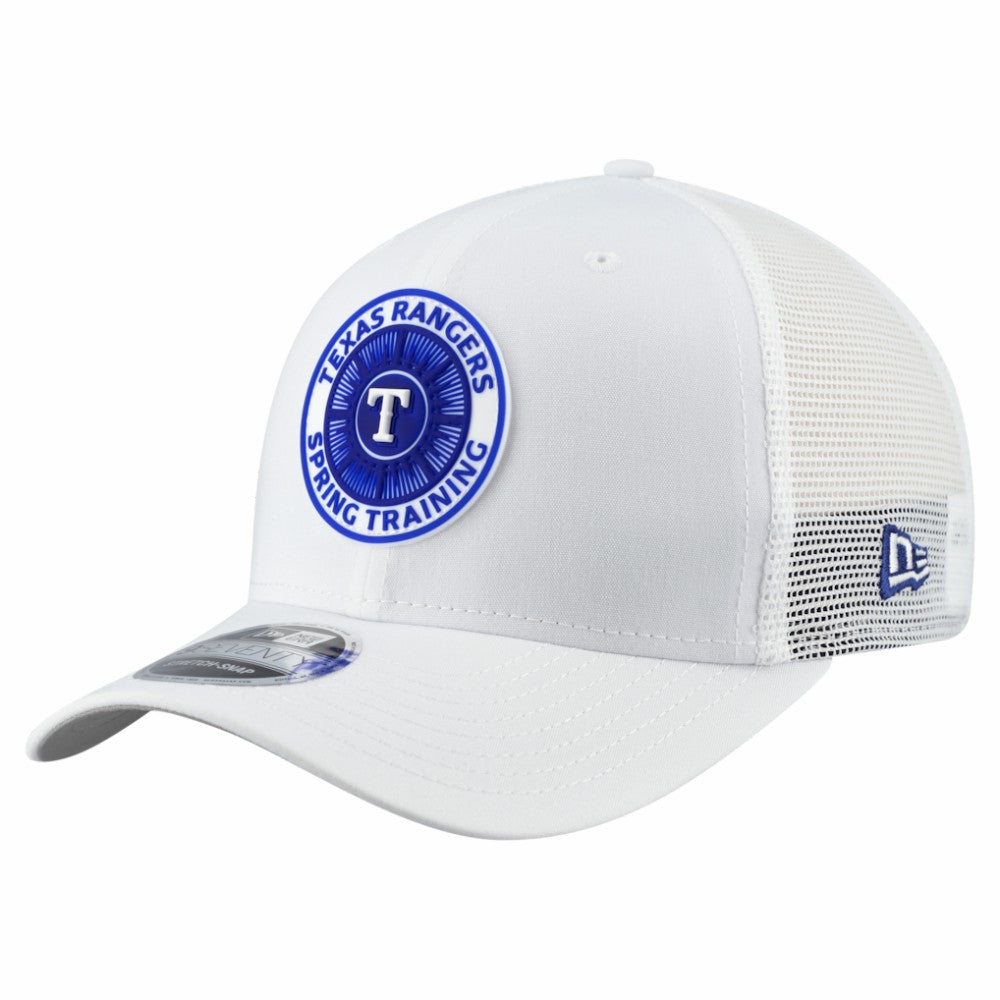 Texas Rangers 2026 Spring Training Fan Pack 9SEVENTY Adjustable Trucker Hat White | New Era