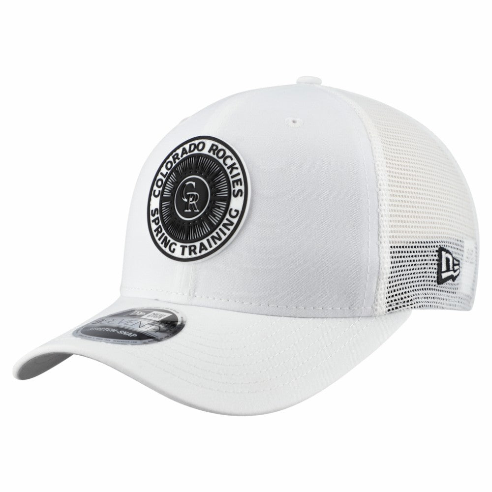 Colorado Rockies 2026 Spring Training Fan Pack 9SEVENTY Adjustable Trucker Hat White | New Era
