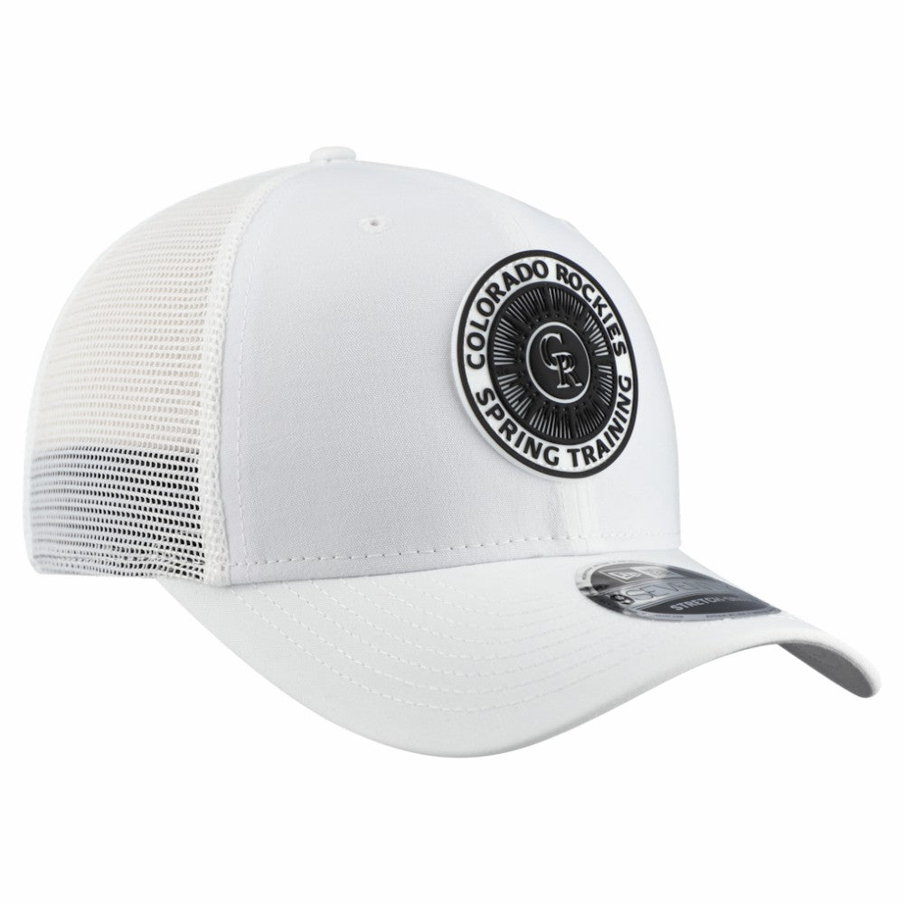 Colorado Rockies 2026 Spring Training Fan Pack 9SEVENTY Adjustable Trucker Hat White | New Era