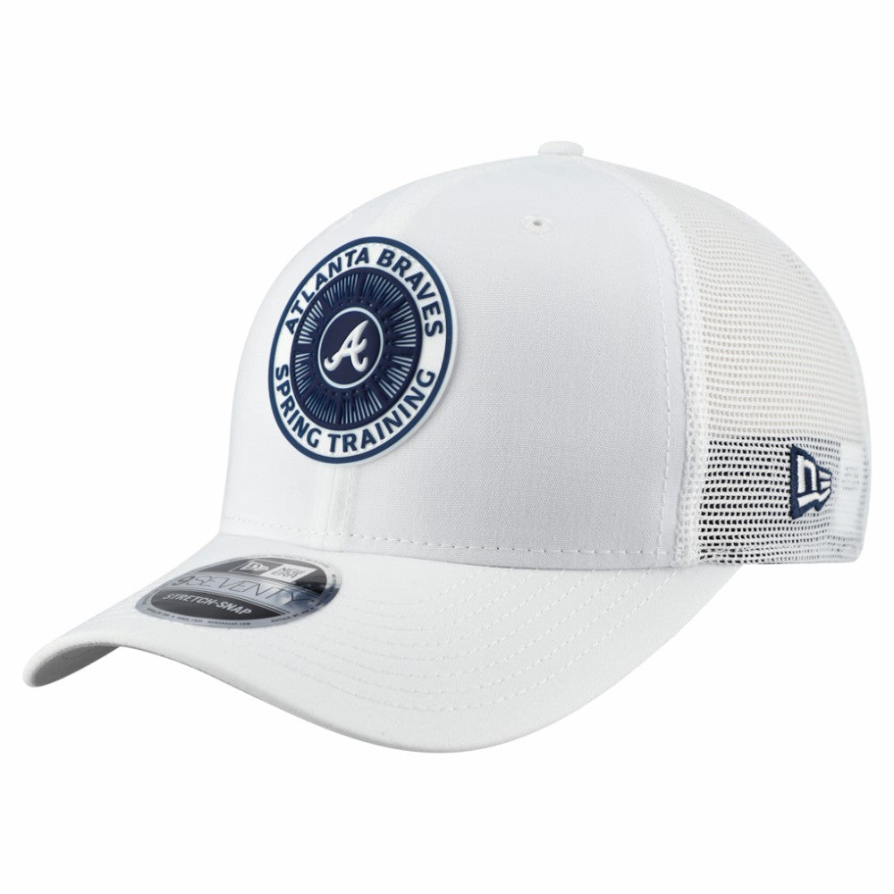 Atlanta Braves 2026 Spring Training Fan Pack 9SEVENTY Adjustable Trucker Hat White | New Era