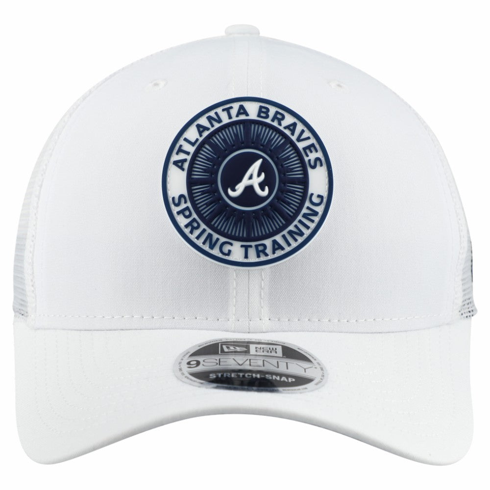 Atlanta Braves 2026 Spring Training Fan Pack 9SEVENTY Adjustable Trucker Hat White | New Era