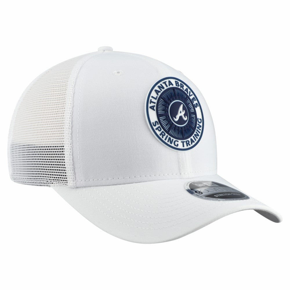 Atlanta Braves 2026 Spring Training Fan Pack 9SEVENTY Adjustable Trucker Hat White | New Era